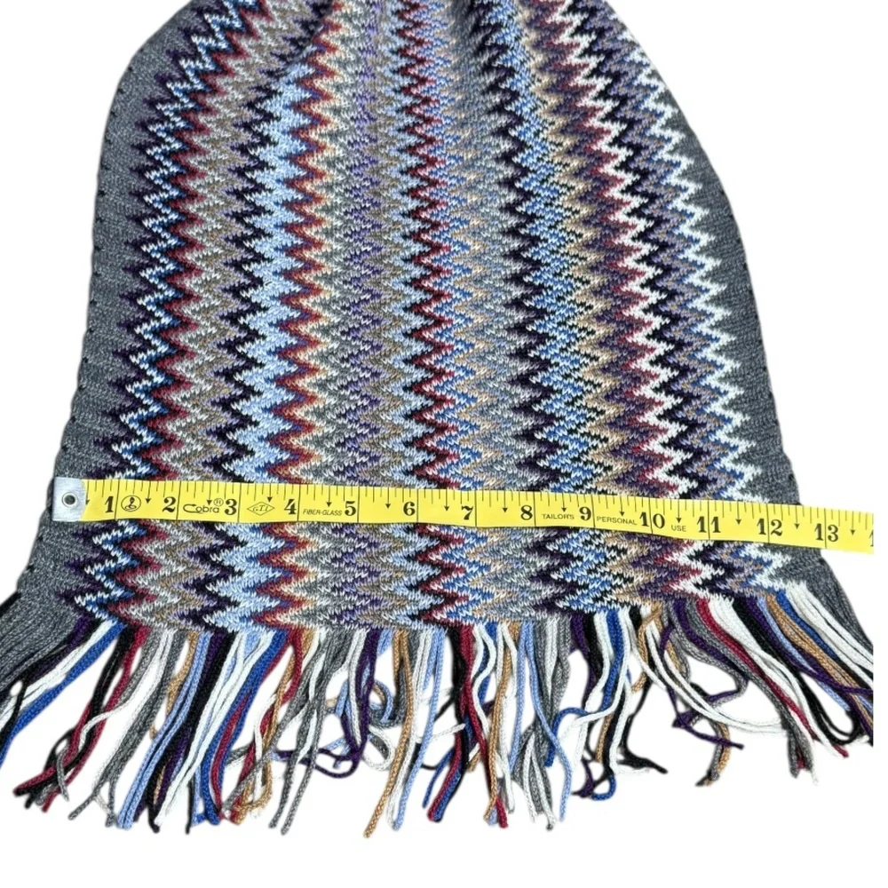 MISSONI Wool Blend Chevron Zig-Zag Scarf NWT